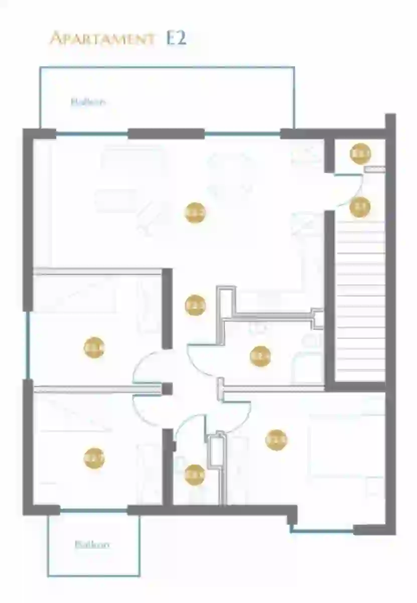 Apartament E2 Piętro