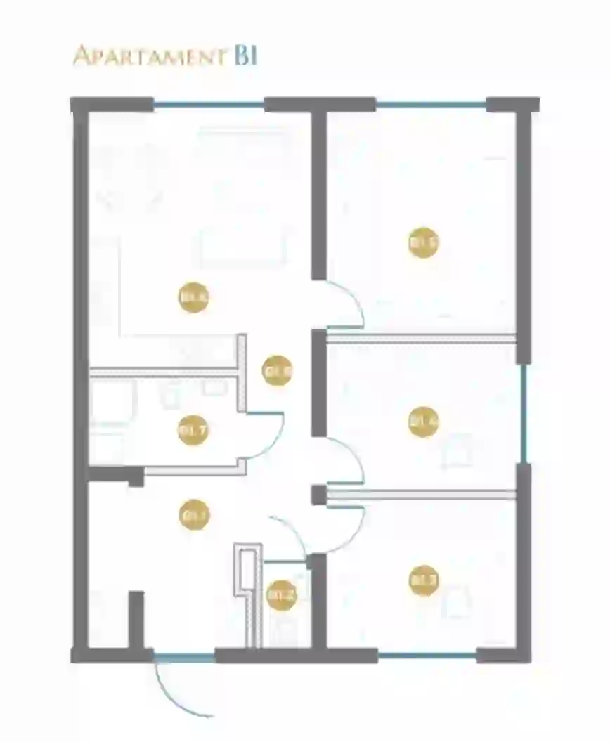 Apartament B1 Parter
