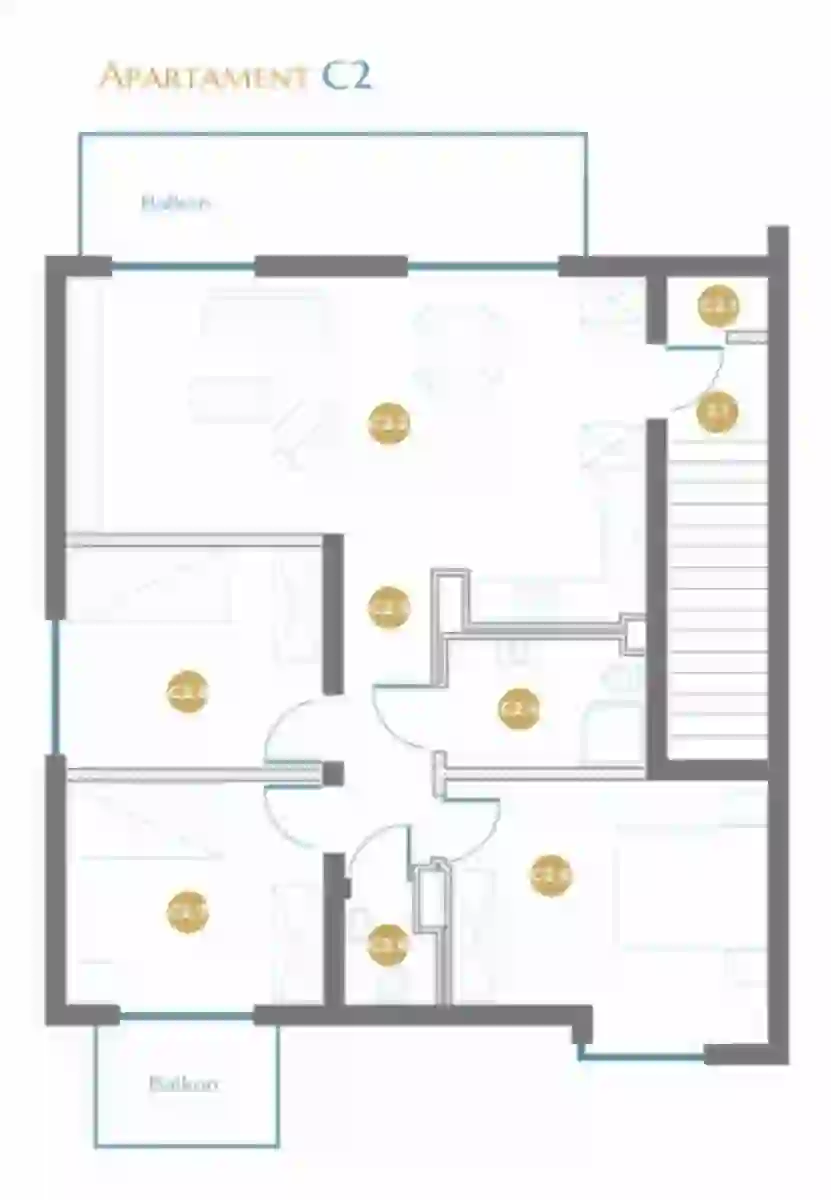 Apartament C2 Piętro